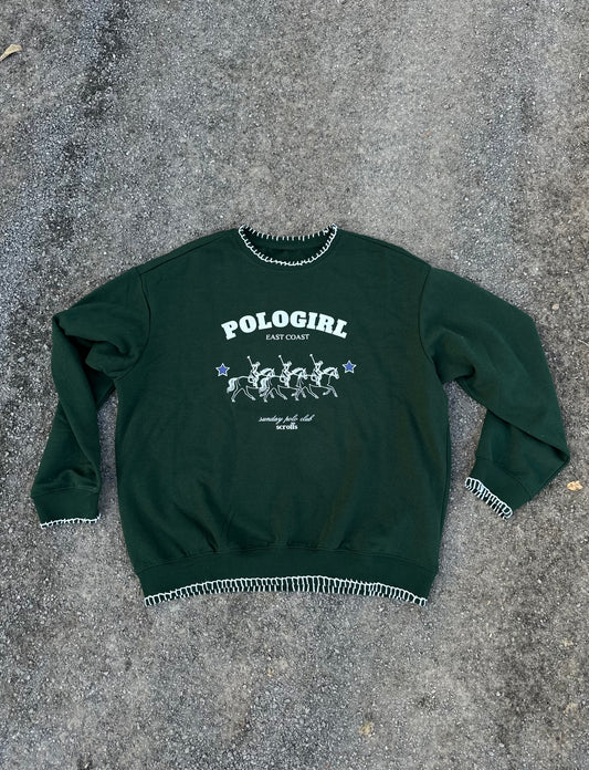 Polo Girl Crewneck